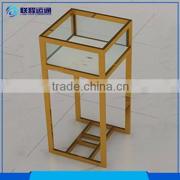 Different size PVC foam board stand glass jewelry display table