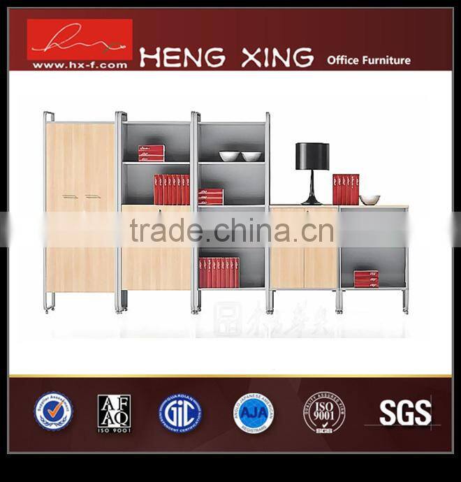 melamine material cabinet with book shelf HX-4FL-095
