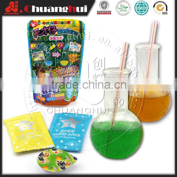 Fruity Fizzy Candy With Puzzly Toy / Effervescent Candy & Popping Candy