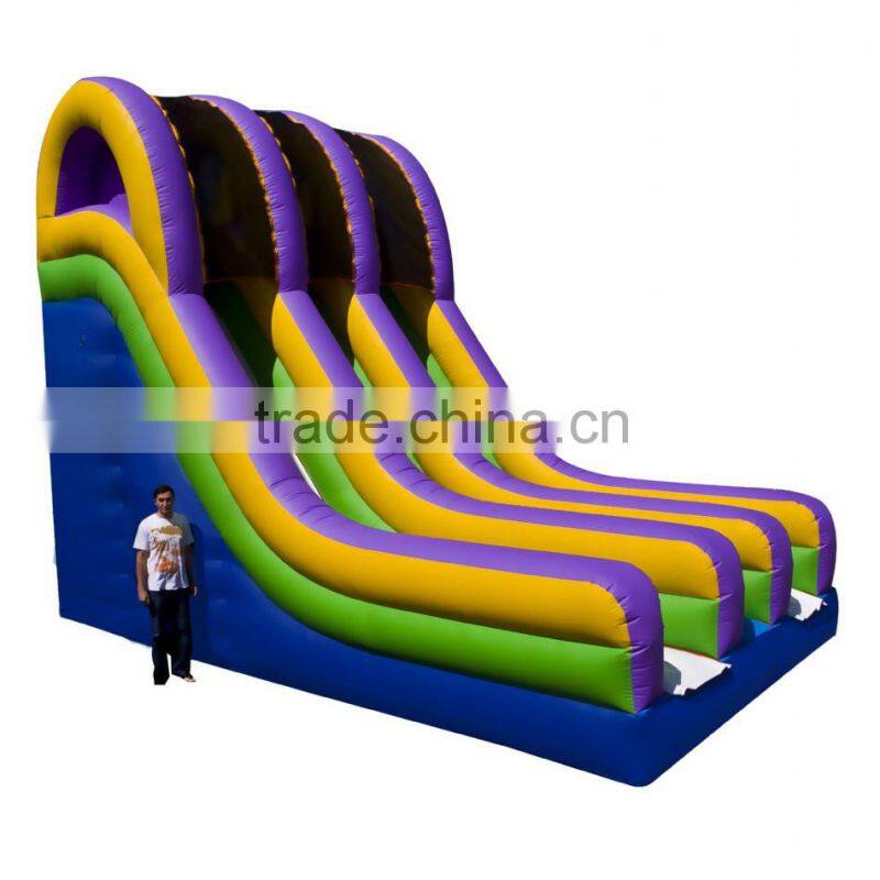 airtech inflatable water slip n slide, Inflatable dry slide ,double lane slip slide