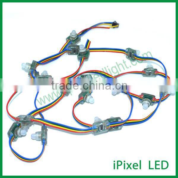 outdoor full color 12mm flat sting led pixel sm16716 for led display screen