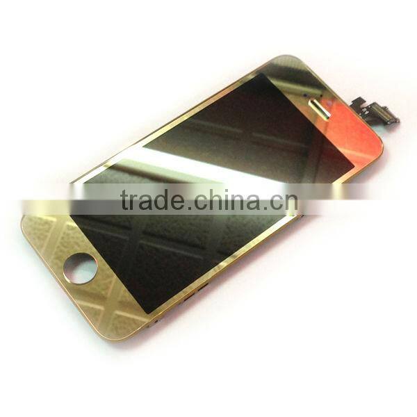 gold mirror conversion kit for iphone 5" lcd and digitizer