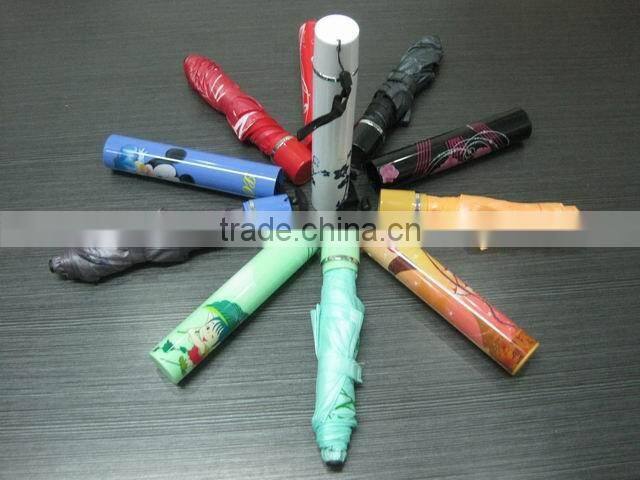 3 folding lip bottle umbrella