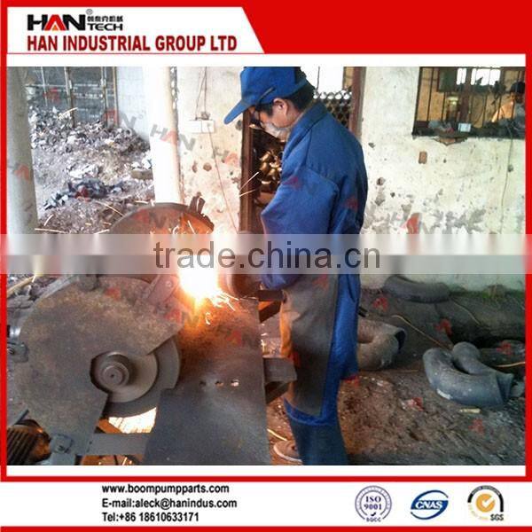 Schwing concrete pump double layer elbow delivery pipe concrete pump spare parts for Putzmeister