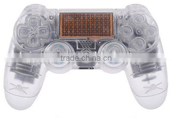 color Transparent Clear crystal Controller Full Housing Shell for Dualshock for PS4 for Playstation 4 Clear Controller shell