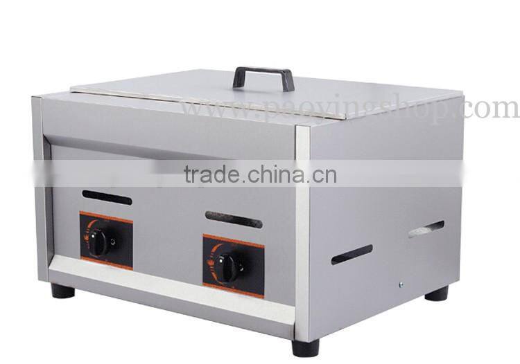 Commercial Use Stainless Steel LPG Gas Deep Fryer for Churros French Fries Chicken Twister Spiral Tornado Potato