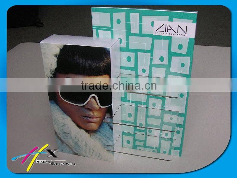 Cardboard Sunglasses Display, Paper Eyewear Counter Display