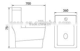 modern design toilet TC--38699