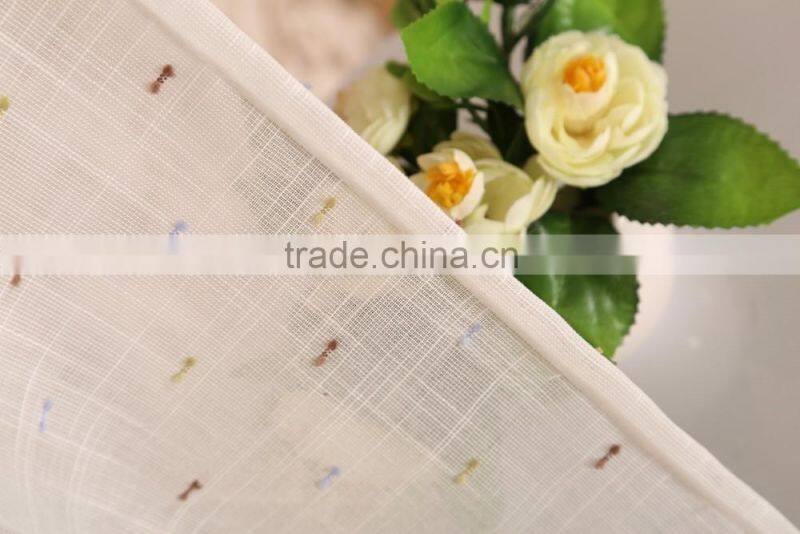 sheer polyester voile eyelet curtain drapes