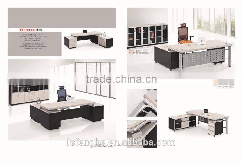 cheap chinese furniture modern l shaped office desk
