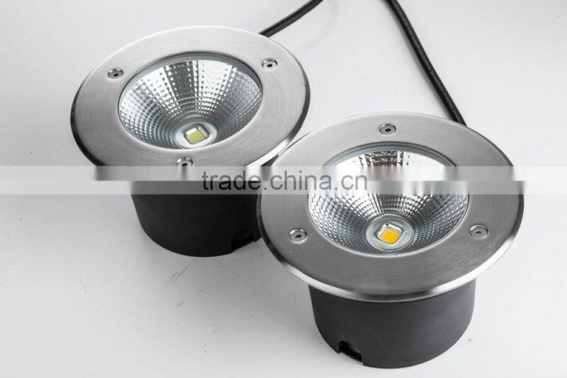 Shenzhen retrofit IP65 rgb color changing , white color Dimmable 30w COB LED inground light