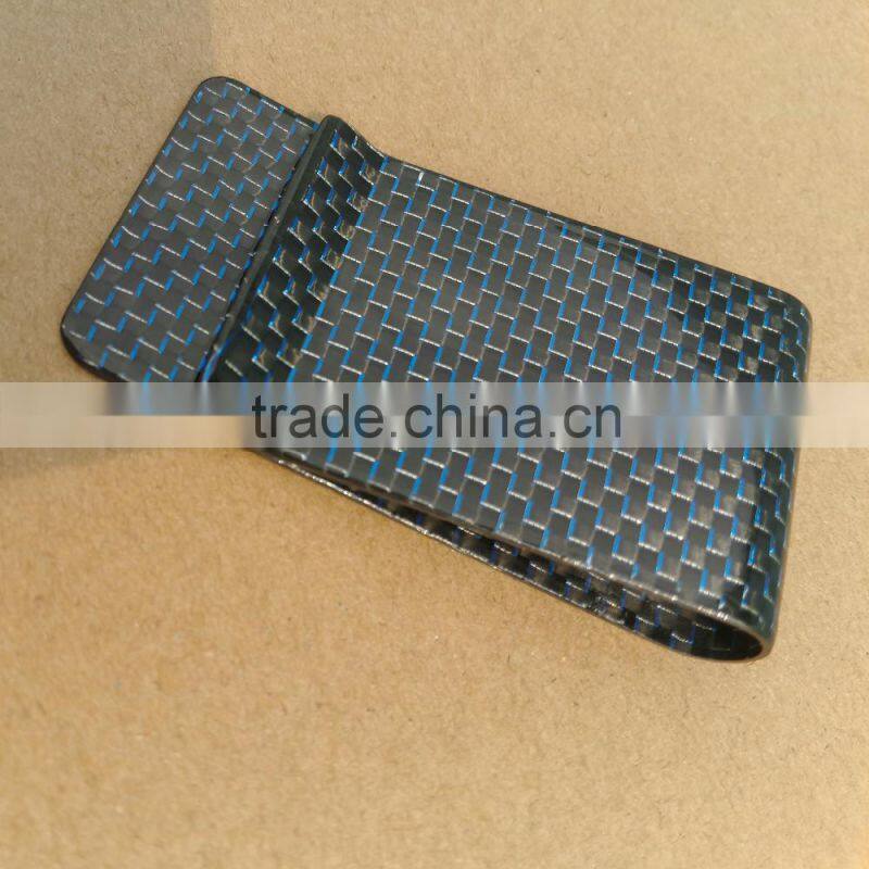 high quality carbon fiber money cilp for friends/college