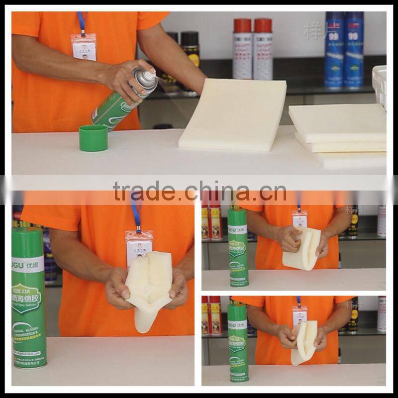 best selling factory price sponge glue GUERQI 218 aerosol adhesive