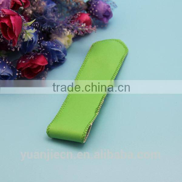 Newest Green Leather Pen Bag Made in China