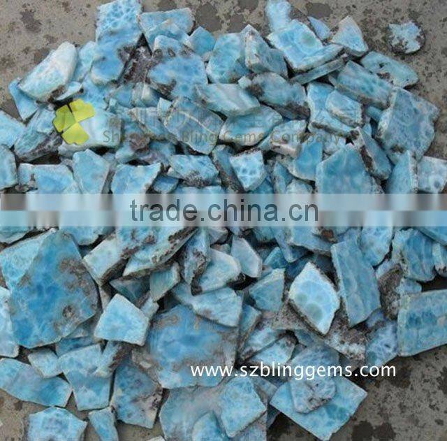 New arrival Hot seller Larimar semi precious stone cabochon