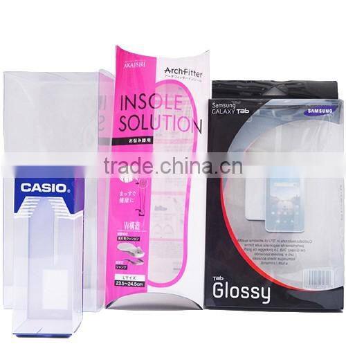 high quality folding box,wholesale plastic rigid box,PVC/PET square box