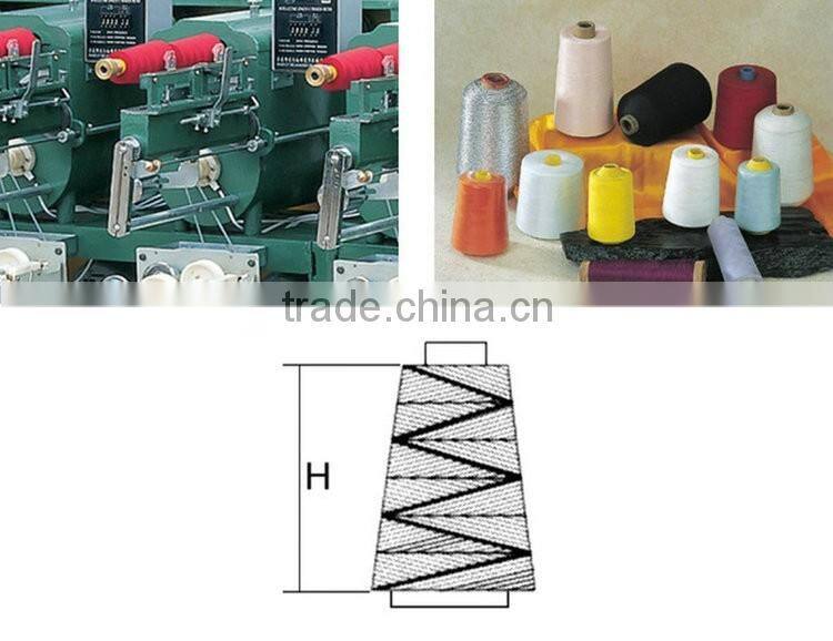 Large Capacity 3 cones per spindle winding machine/Slow speed sewing thread winding machine