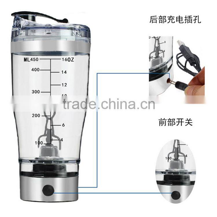 Bodybuilding supplements series of mixer Li-ion USB Rechargeable Battery Electric Protein joyshaker cup