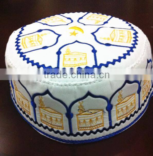 Cheap emboridery Indonesia muslim prayer cap