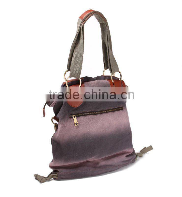 Hot Sell Special Striped Colors Canvas Bag handbags