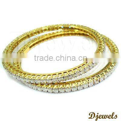 Diamond Bangles , Diamond Gold Bangles, Diamond Jewelry