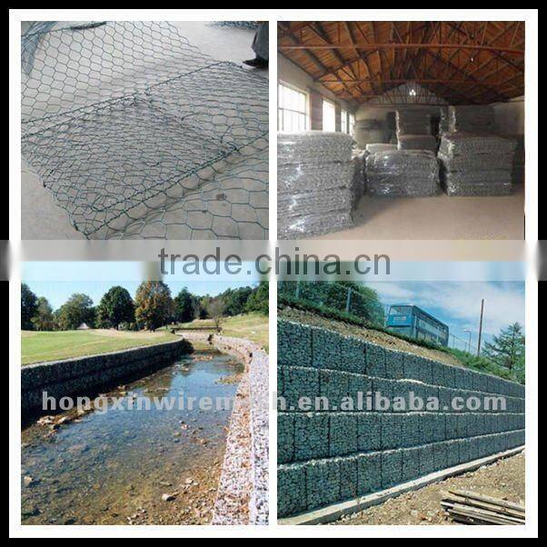Durable Hexagonal Wire Mesh,Three Twist Gabion Mesh,Hexagonal Wire Netting