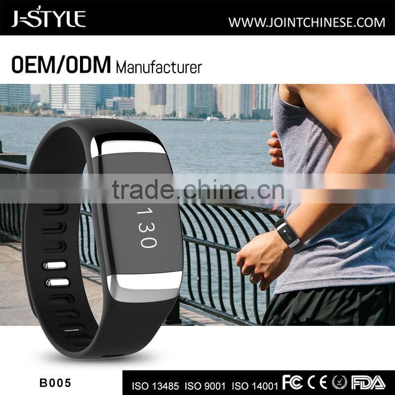 J-Style Bluetooth ecg wristband with accurate heart rate monitor & Electrocardiogram multifunctional activity tracker