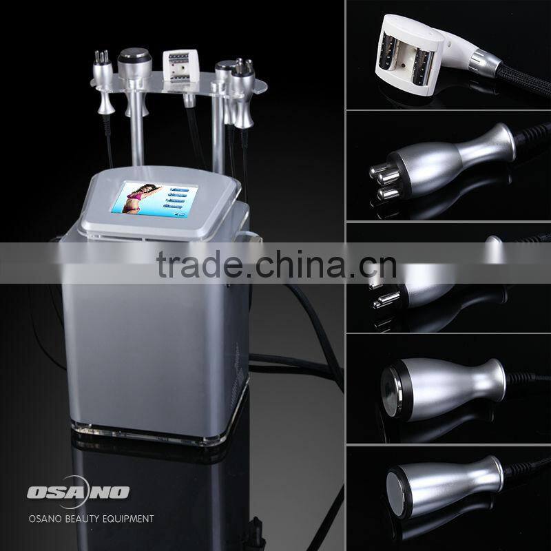 Auto-Roller Vacuum & 5Mmhz tripolar RF & Cryotherapy & Cavitation best cellulite removal machine