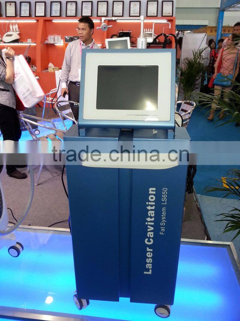 650nm lipo laser + Vacuum + RF + cavitation multifunction slimming machine price