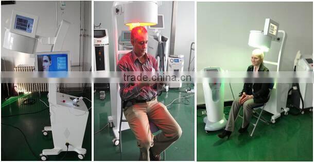 100% Guarrante Low Level Diode Laser Hair Regrowth Machine/Hair Growth Electric Scalp Stimulator