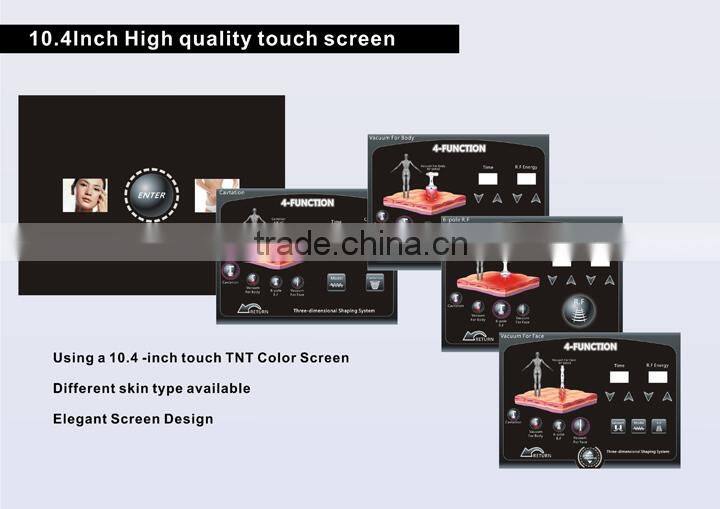 Cavitation Laser With Three Models Vacuum RF Handles Laser Function Machine