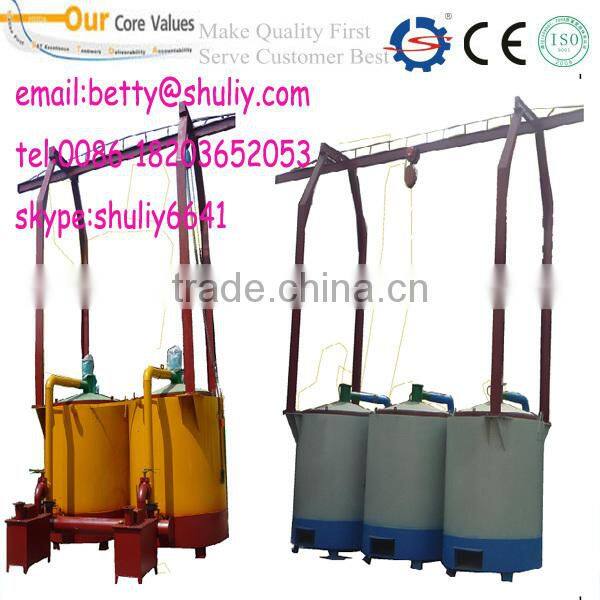 Top quality new type continuous wood chips bamboo carbonization furnace price