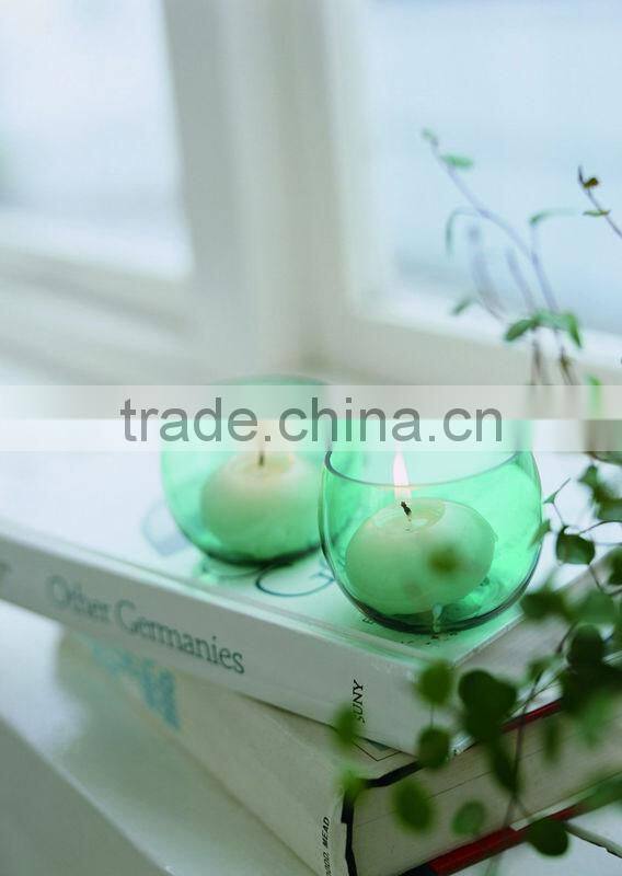 Glass Material and Tea Light Holder Type clear glass candle holder