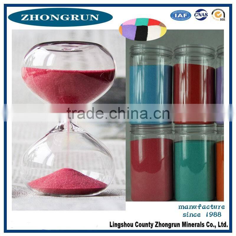 colored silica sand for sand clock timer for sale