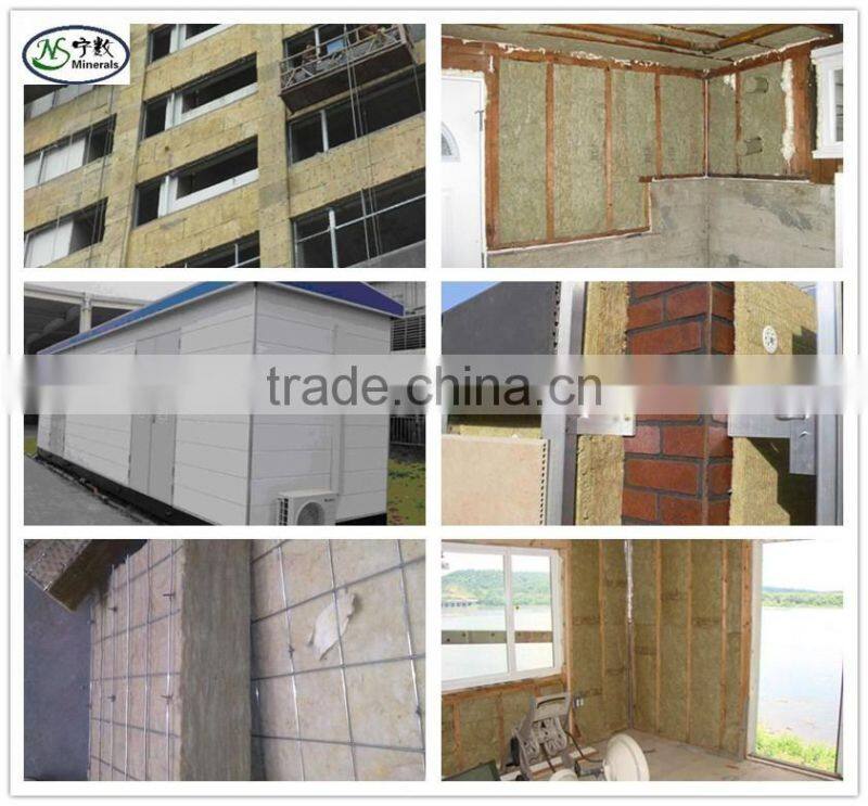 China building fireproof mineral rigid insulation rock wool for wall and roof