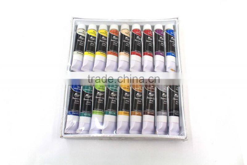 free sample 12ml 18colors gouache paint set
