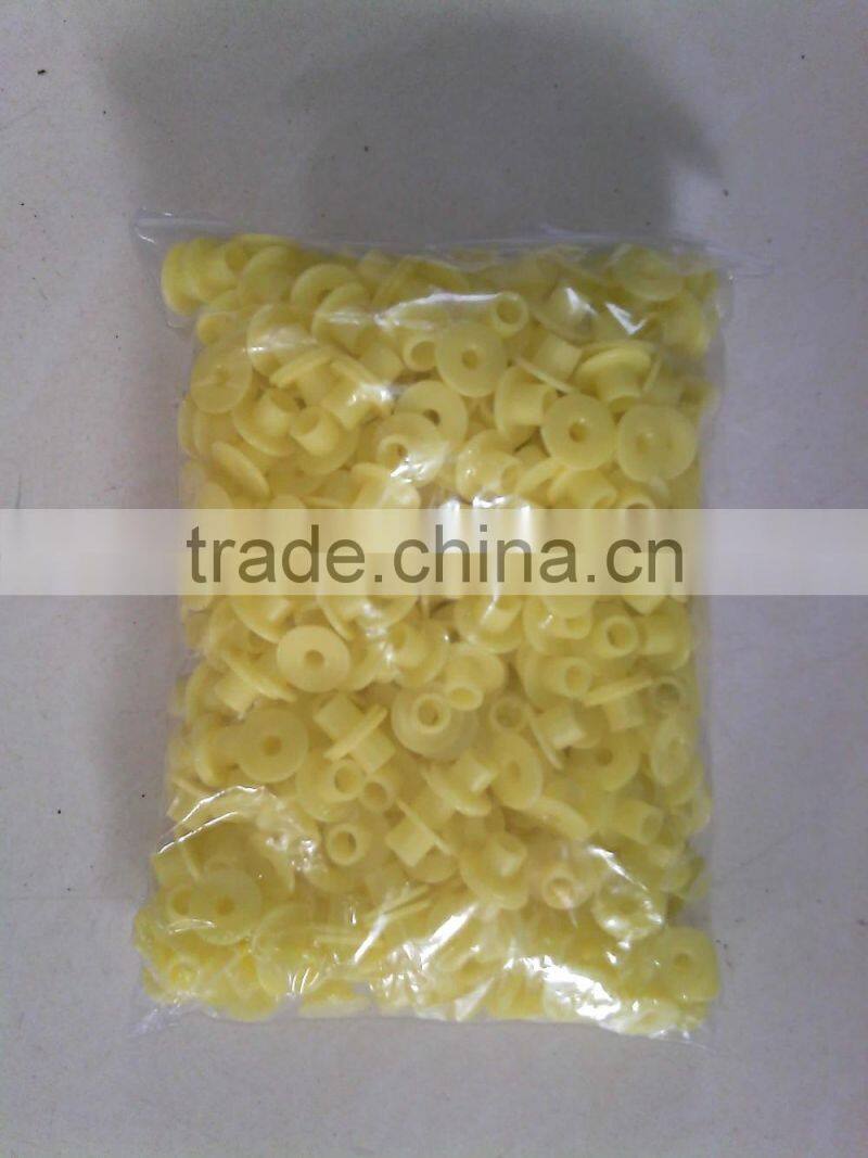 factory price ear tag 30*30 mm yellow ear tag for goat