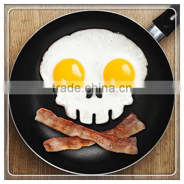 New designed creative skull head shape egg fried moulds
