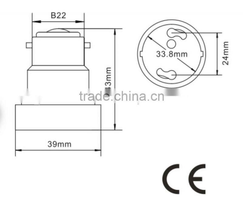 SG-AD-B22-GU24 portable rechargeable power socket