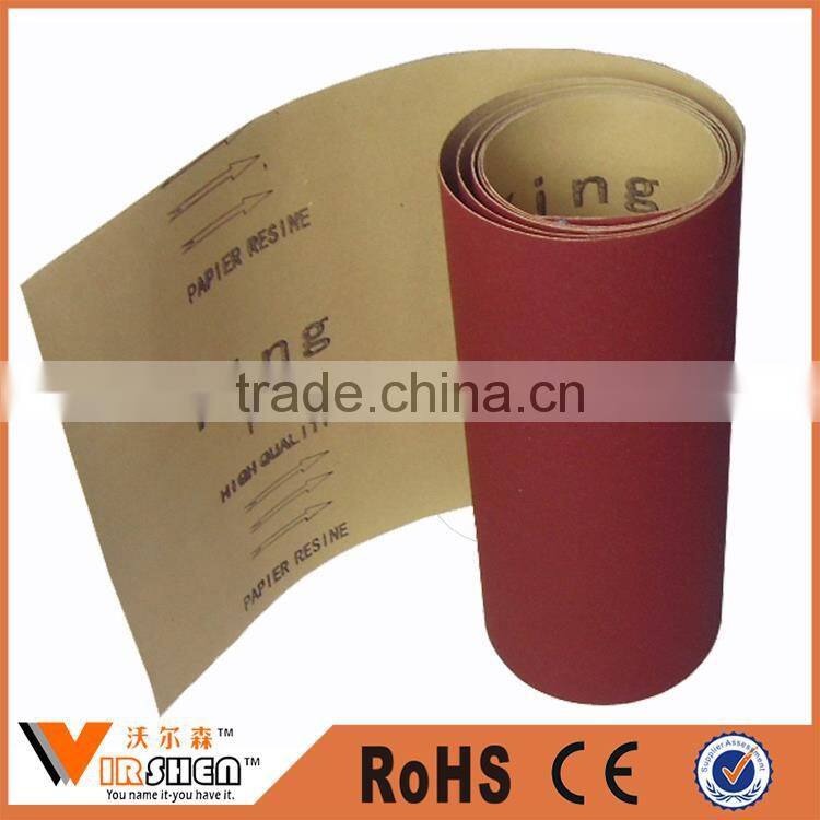 diamond brand water proof Resin 1.4mX50m emery sanding paper belt whole sale