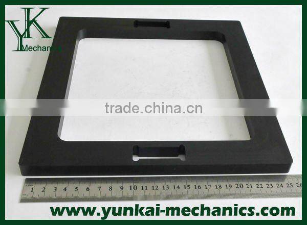 Plastic Machined parts, black POM CNC machining parts