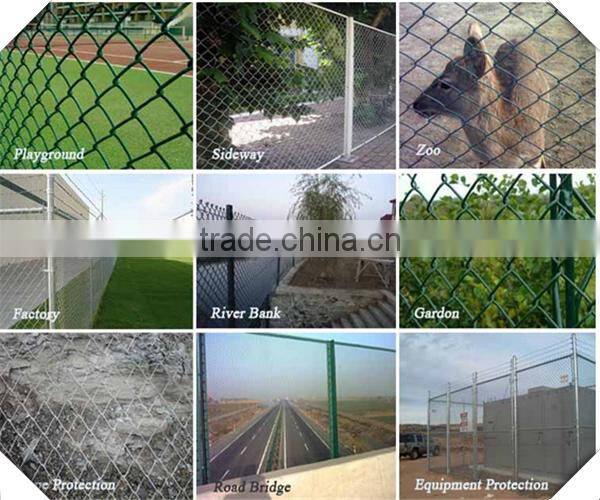 high quality 9 guage chain link fence for sale / galvanized chain link fence price