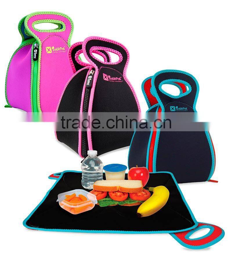Fashion and simple lunch tote with alumnium foil ,lunch bag ,lunch box, various color to choose , OEM orders are welcome