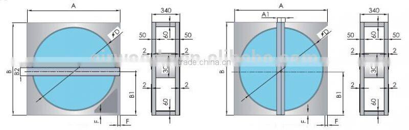 90% efficiency Eurovent certificated thermal wheel