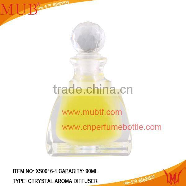 Hot selling Art Deco Custom Made Top Reed Diffuser Crystal Bottles