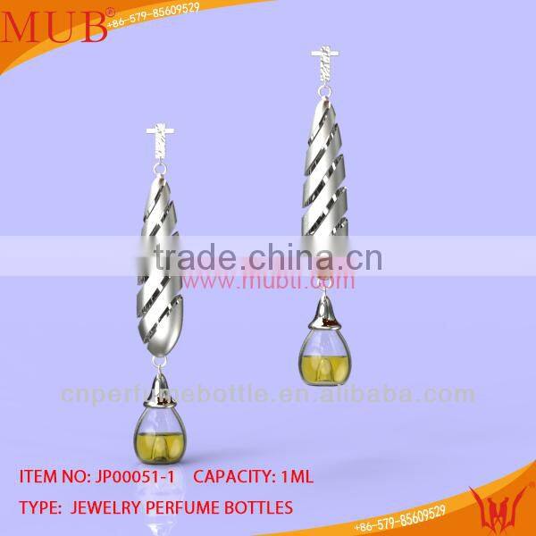 Glass Jewelry Earring Glass Bottle JP00051