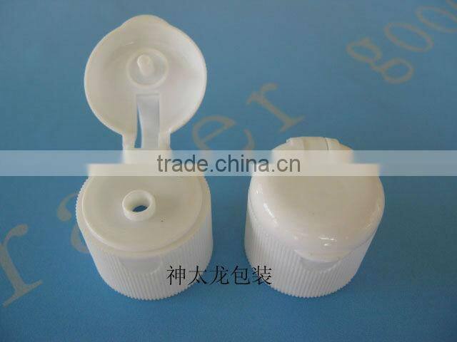 24/410 plastic flip top cap