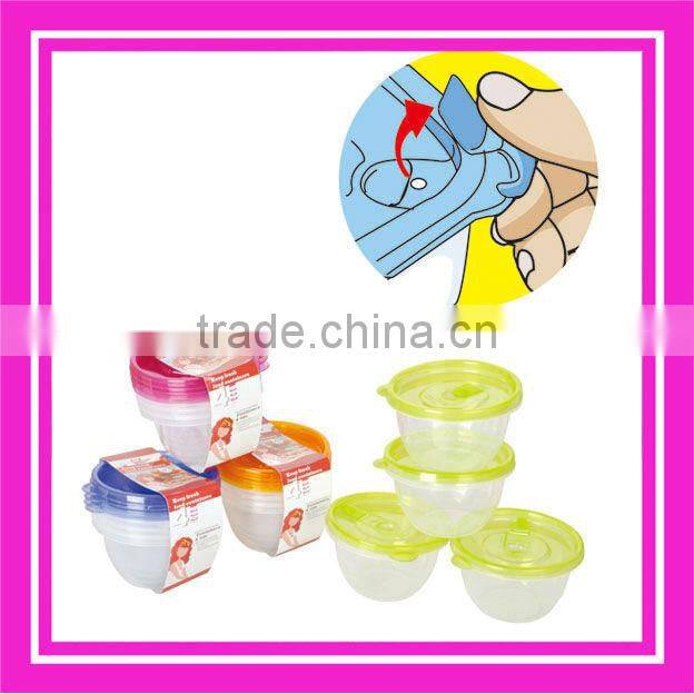 plastic preservative box for food container
