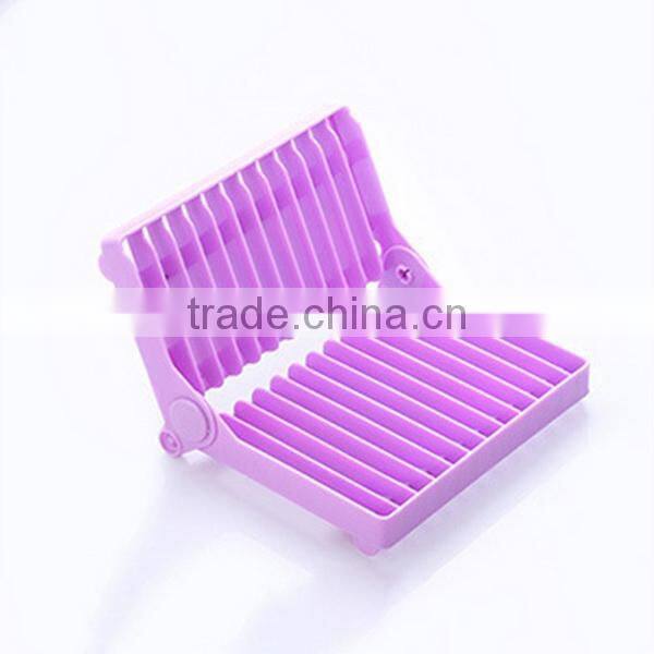 Plastic Folding Dish Drainer Foldable Plate Storage Rack Draining Board