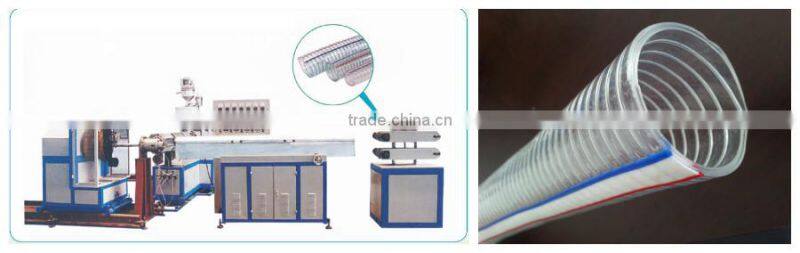 China Shandong export High auto PVC layflat hose making equipment